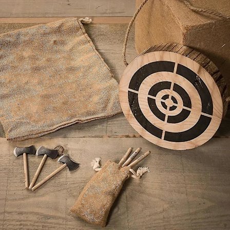 Lille Viking Økse Spil - Dart møder Økse-kast