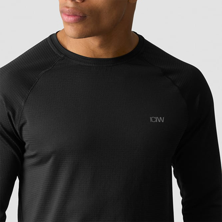 ICANIWILL Mesh Treningsgenser Svart