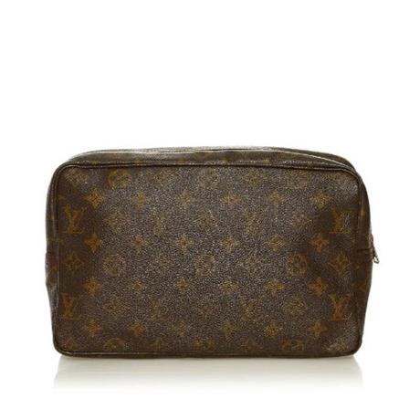 Louis Vuitton Vintage Pre-owned Canvas clutches , Bruin , Dames , Maat: ONE Size Vintage Tassen