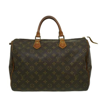 Louis Vuitton Vintage, Pre-owned Speedy 35 Monogram Handbag Bruin, Dames, Maat:ONE Size
