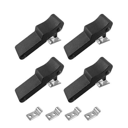 4X Fleksibel Myk Svart Gummistøtte for Kjøler, Båtkabin, Lastboks for Sportsman 70819