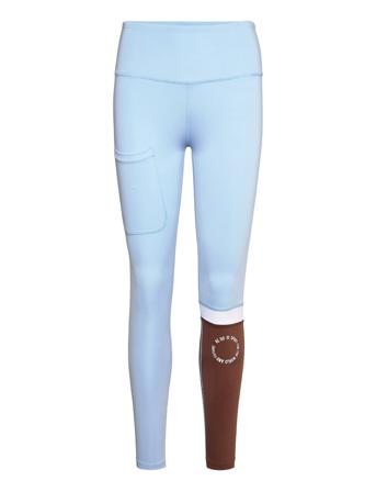 Women Tights Contrast Leg Olivia Running/training Tights Monivärinen/Kuvioitu RE DO