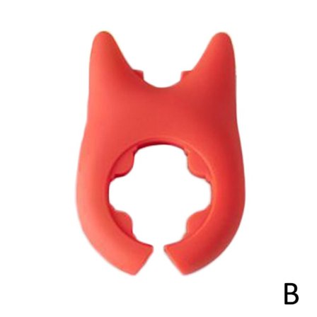 WAXCMXYH 2 st Sked Gryta Panna Hållare Spatel Fäste Klämmor, Värmebeständig Halkfri Silikon Grytsked Hållare Grytklämma Hållare, Rolig Tecknad S