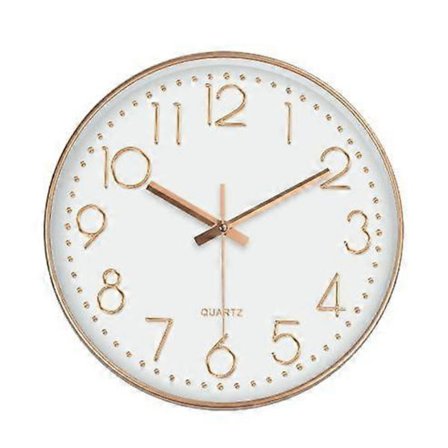 30 cm:n äänetön seinäkello, 30 cm:n moderni kvartsi-seinäkello, paristokäyttöinen, kotiin, olohuoneeseen, makuuhuoneeseen, toimistoon, keittiöön, 