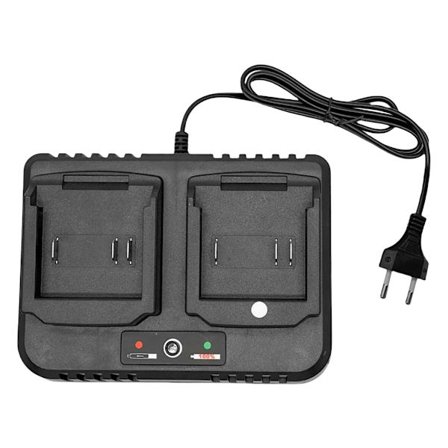 Tehokkaat kahden paikan laturit 2.0A ulostulolla useille akkumalleille ja kansainvälisille jännitteille