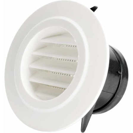 125mm Ventilationsutlopp med Skyddsgaller - ABS (ø125mm)