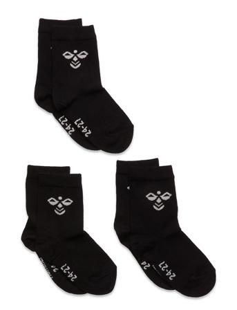 Sutton 3-Pack Sock Socks & Tights Socks Svart Hummel