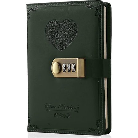 Hemmelig dagbok med lås for kvinner - Passordbeskyttet lærjournal