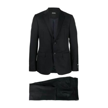 Z Zegna Suit Sets Blå, Herre Jakkesæt