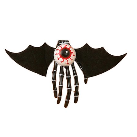 Gotiske skjeletthender Ben Hårklemmer Mote Punk Rock Alligator Hårspenner Kvinner Jenter Hårpynt Bursdagsgave Svart Svart