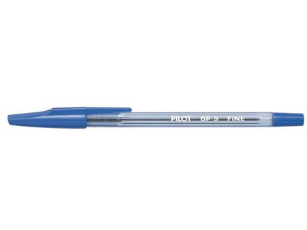 Pilot Kulpenna, BP-S med stift, tunn spets på 0,7 mm, blå - Lyreco - Kontorsmaterial > Pennor > Kulpennor