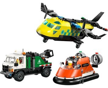 City Great Vehicles Flygplan, servi - LEGO City Flygplan, servicebil och svävare 60505