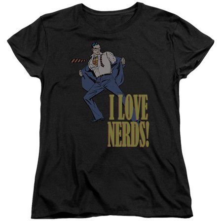 Dam T-shirt I Love Nerds Superman Ny