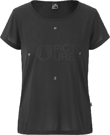 Picture Organic Clothing Women's Hila Tech Tee Men short-sleeved sweaters Black L