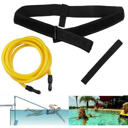 Simband för Pool Justerbar Simtränare Simmotståndband för Barn Vuxna 4M Simträning Band Lämpligt för Alla Pool