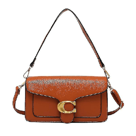 Tabby Bacchus High-end Messenger Håndveske Bærbar All-match Mote Underarm Kvinner Håndvesker Dame Håndvesker(C-brun)
