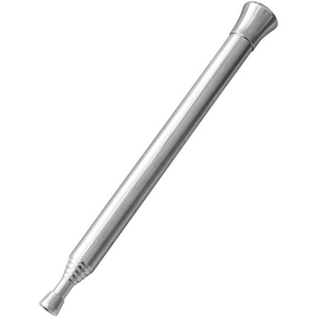 Bälg för öppen spis, hopfällbart utomhusblåsningsrör 6 sektioner