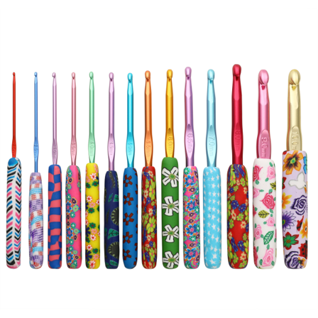 Virknålsset 2-10 Mm 14-pack Flerfärgad