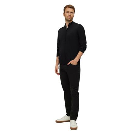Hugo Boss Zipped Through Sweatshirt Sort, Herre Trøjer