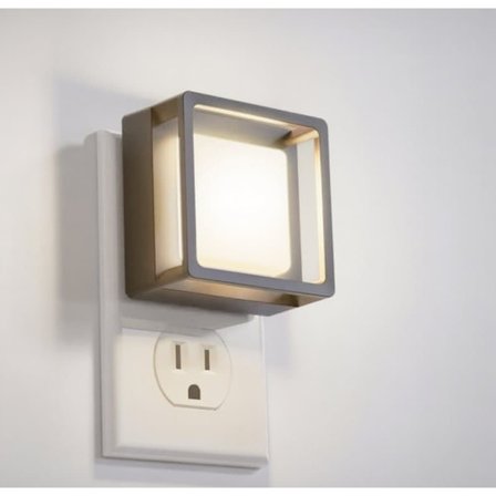 2x Yölamppu Sensorilla – EU-Pistoke – Himmennettävät Seinävalaisimet – Geometrinen Muotoilu – Lämmin Valkoinen Valo – Moderni Sisustus