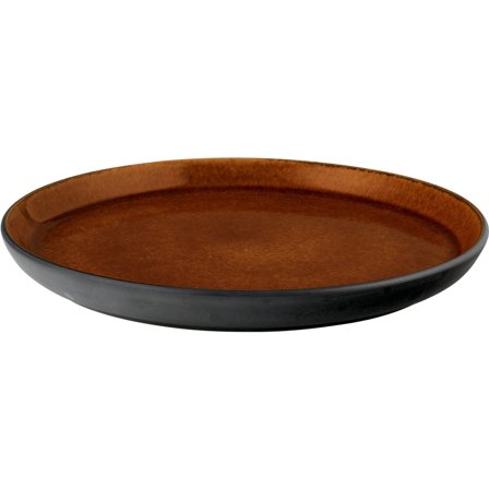 Bitz Tallrik Gastro 21 cm sva/amber | Dukning & Servering > Tallrikar > Frukosttallrik | Bagaren och Kocken