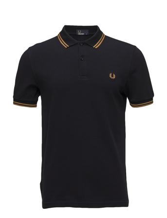 Twin Tipped Fp Shirt Polos Short-sleeved Blå Fred Perry