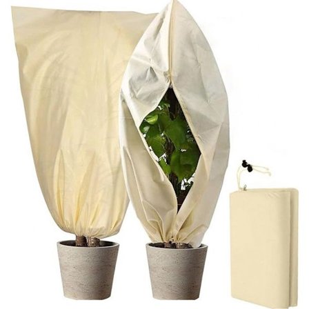Frostsikker fleece stoff - 2 stk - Plantebeskyttelsesdeksel mot frost - 180 x 120 cm