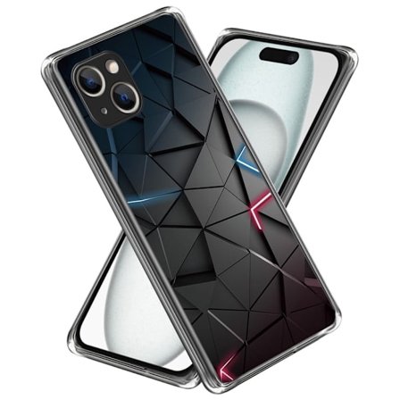 Deco iPhone 15 deksel - Svart Trekant