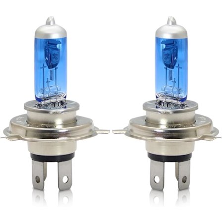 H4 P43t Halogeenivalot 60/55W 5000k Lämmin Valkoinen Kaukovalo/Lähivalo Lamppu 12V Auto Moottoripyörän Polttimo, 2kpl
