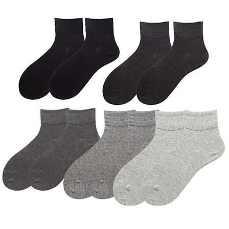 Tynde bomuldsstrømper til kvinder, bløde bootie-sokker til kvinder over ankelstrømper Kombination 1