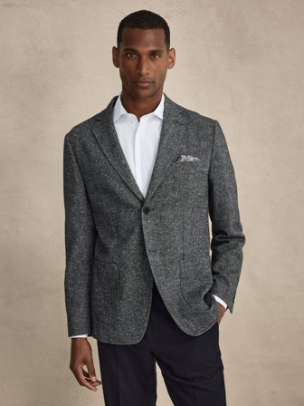 John Henric Men's Grauer Blazer Tailored Fit Size 48