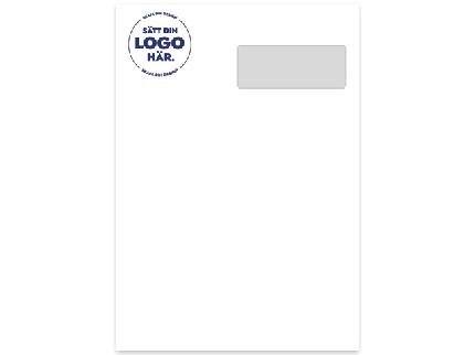 Kuvert C4 H2 Remsa med tryck 2+0 500/fp - Lyreco - Trycksaker - Trycksaker - Kuvert