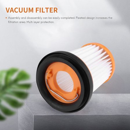 8-pak Erstatnings Støvsugerfilter i Stof til W1 S87 Trådløs Håndholdt Støvsuger Wv200, Wv201, Wv205, Wv