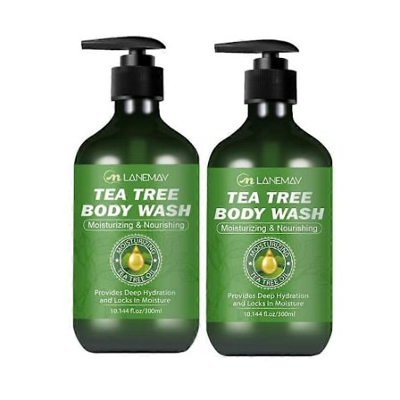 1-3X Tea Tree Rense Dusjsåpe Nærer, Fukter, Varig Duft, Oppfriskende, Ikke-fet Duft Dusjsåpe