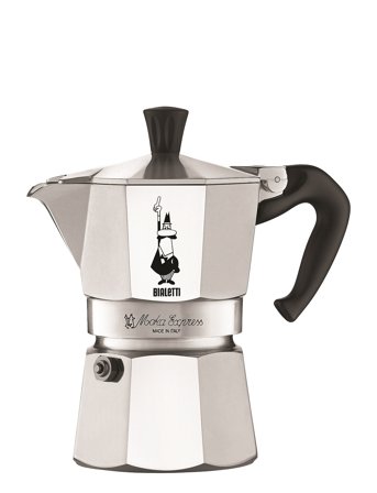 Bialetti Moka Express - Silver - 130ML/3CUPS
