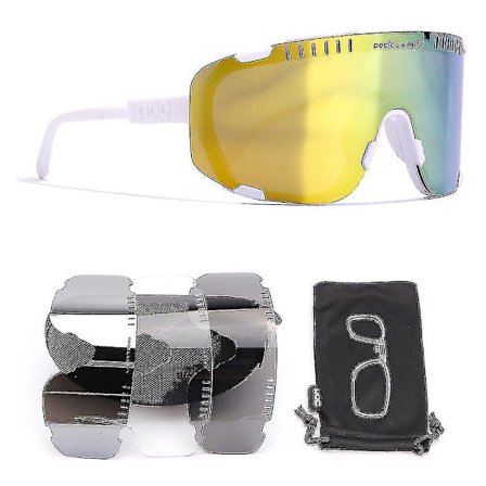 2023 Nye Poc Devour Cykel Solbriller Mtb Uv400 Sports Cykelbriller Briller Cykel Bjergcykel Briller Mænds Kvinders Cykel Briller