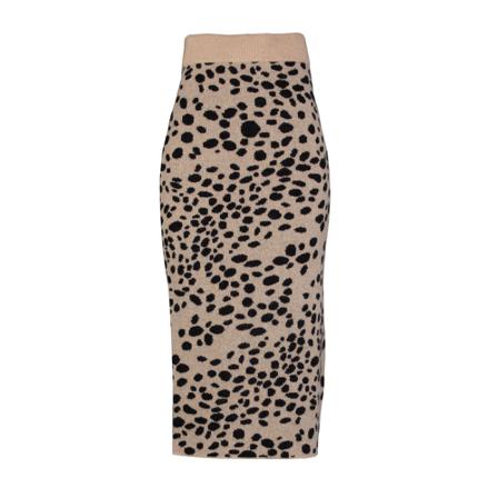 Semicouture - Midikjolar - Beige - Dam - Storlek: M, Dam, Storlek: M