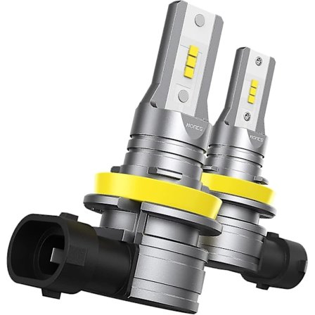 H11 LED-frontlykter, 300 % lysere 6000k kald hvit LED nærlys/tåkelys konverteringssett, IP67 vanntett snngv