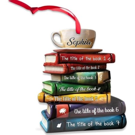 Bok julepynt Juletre hengende dekor 6 6