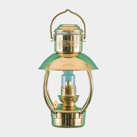 Lodní lampa / trawlerová lampa DHR Trawler JR, mosaz, Ø165 x 320 mm