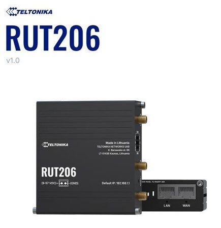 TELTONIKA RUT206 4G-ruter 4G Cat4, 2 SIM, WiFi