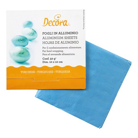 Slikpapir Folieark Turkis