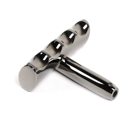 Växelspaksknopp i aluminiumlegering med T-handtag för Charger Compass Svart