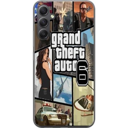 Samsung Galaxy A24 4G Genomskinligt Skal Grand Theft Auto 6