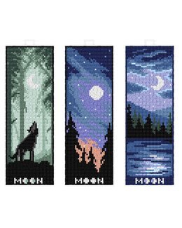 Plastic Canvas Månen 3-pk - Orchidea