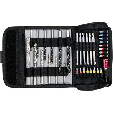 Metabo 626725000 Bor- og bitssett 35 deler, med holder og veske, Maskintilbehør & forbruk