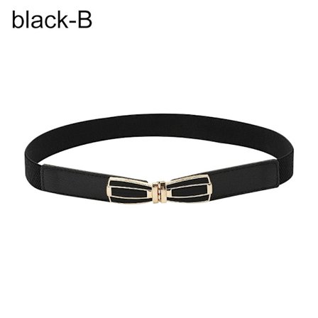 Elastiske belter midjestropp SVART B B