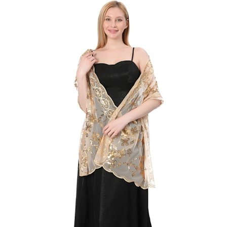 Aftonklänningar Sjal Lady Cape Wraps BEIGE GULD BEIGE GULD