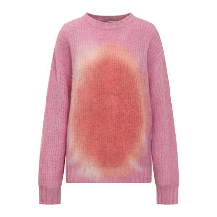 Msgm Round-neck Strik Lilla, Herre Strik