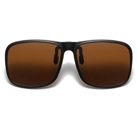 Clip-on Solglasögon med Uppfällbar Funktion Brun brun